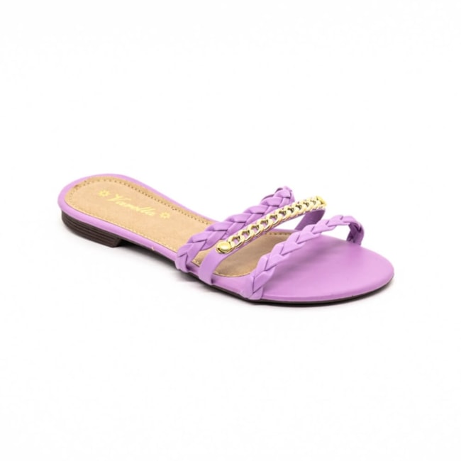 Tamanco Rasteiro Varella Feminino Lilas