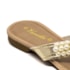 Tamanco Rasteiro Varella Feminino Ouro Light