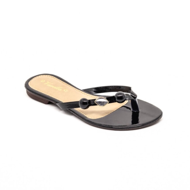 Tamanco Rasteiro Varella Feminino Preto