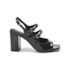 Tamanco Salto Alto Via Marte Feminino Preto