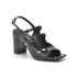 Tamanco Salto Alto Via Marte Feminino Preto