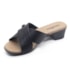 Tamanco Salto Baixo Usaflex Feminino Preto