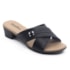 Tamanco Salto Baixo Usaflex Feminino Preto