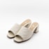 Tamanco Salto Médio Lu Rezende Feminino Off White