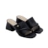 Tamanco Salto Medio Luz Da Lua Feminino Logograma Midi