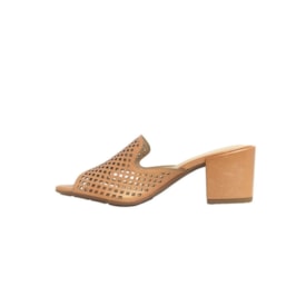 Tamanco Salto Médio Modare Feminino Dourado