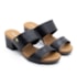Tamanco Salto Medio Usaflex Feminino Preto