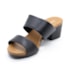 Tamanco Salto Medio Usaflex Feminino Preto