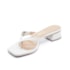 Tamanco Salto Vizzano Feminino Branco Off