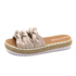 Tamanco Slide Moleca Feminino Creme
