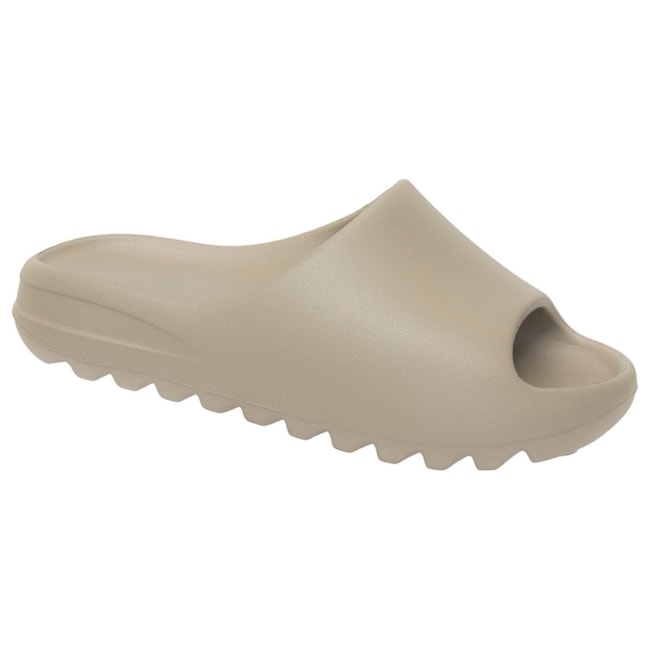 Tamanco Slide Scaleno Feminino Bege