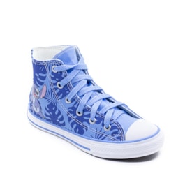 Tênis All Star Cano Longo Converse Stitch Infantil Azul