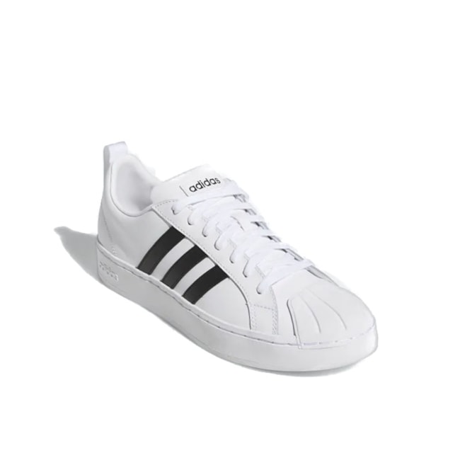 Tênis Casual Adidas Streetcheck Cloudfoam Court Low Masculino Branco