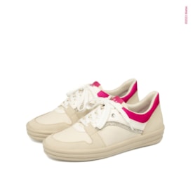 Tênis Casual Barbie™ Picaddilly Feminino Off White