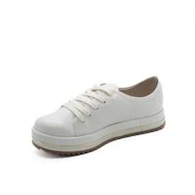 Tênis Casual Beira Rio Feminino Branco Off