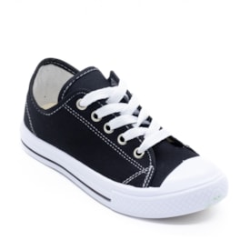 Tenis Casual Blitzz Star Infantil Feminino Preto