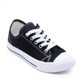 Tenis Casual Blitzz Star Infantil Feminino Preto