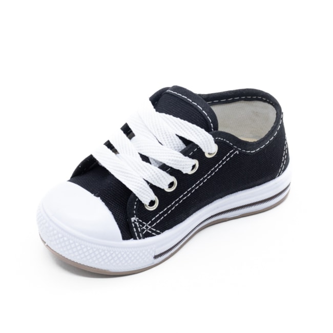 Tenis Casual Blitzz Star Infantil Feminino Preto