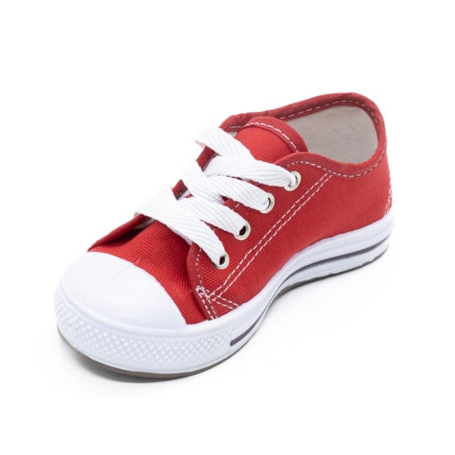 Tenis Casual Blitzz Star Infantil Feminino Vermelho