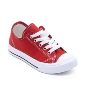 Tenis Casual Blitzz Star Infantil Feminino Vermelho