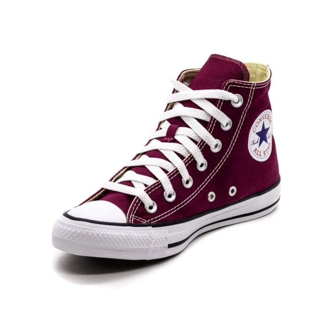 Tênis Casual Cano Alto Converse All Star Feminino Bordo