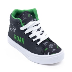 Tenis Casual Cano Longo Blitzz Star Infantil Masculino Preto