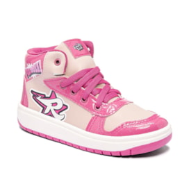 Tênis Casual Cano Longo Disney Feminino Infantil Rosa