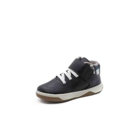 Tenis Casual Cano Longo Infantil Molekinho Masculino Cafe