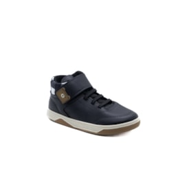 Tenis Casual Cano Longo Infantil Molekinho Masculino Preto