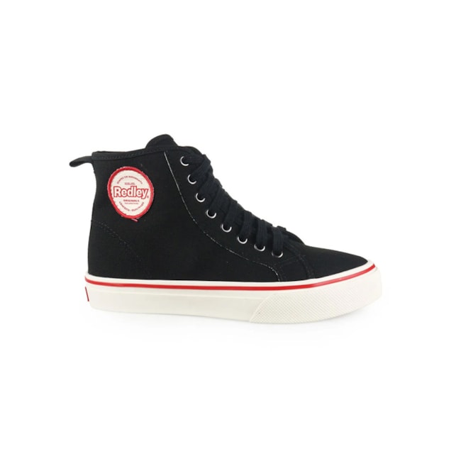 Tênis Casual  Cano Longo Redley Unissex  Preto