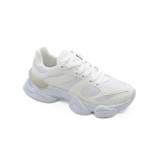 Tênis Casual Chunky Lu Rezende Feminino Branco
