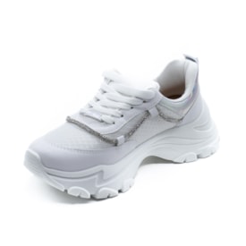 Tênis Casual Chunky Vizzano Feminino Branco