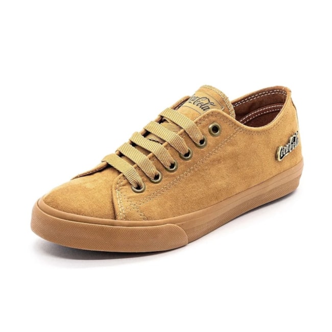 Tenis Casual Coca Cola Feminino Caramelo