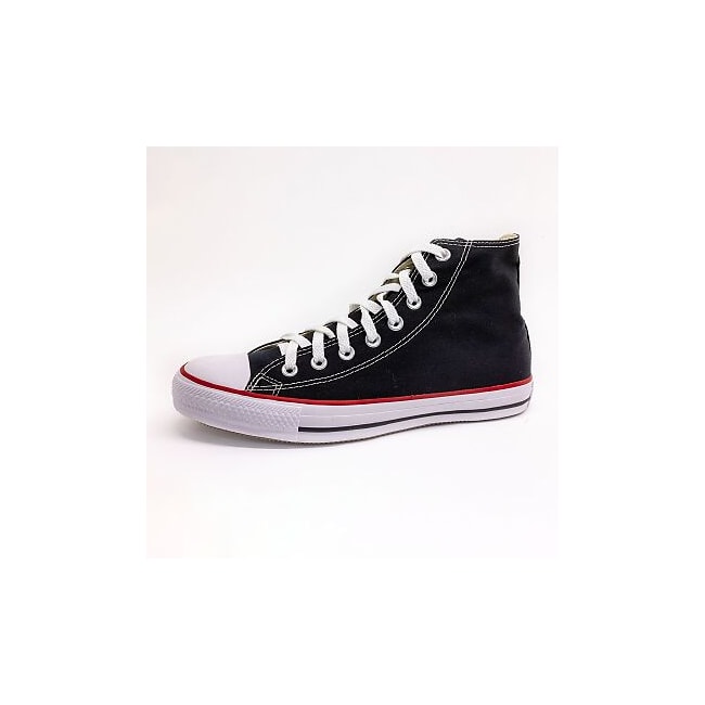 Tênis Casual Converse All Star Cano Alto Unissex Preto e Vermelho