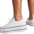 Tênis Casual Converse All Star Chuck Taylor Platforma Lift OX Feminino Branco