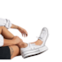 Tênis Casual Converse All Star Chuck Taylor Platforma Lift OX Feminino Branco