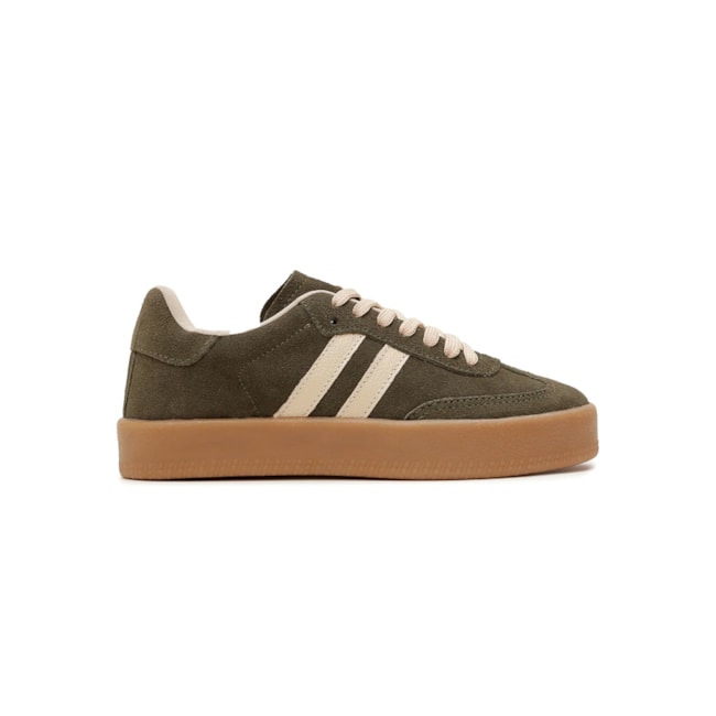 Tênis Casual Crato Feminino Verde Musgo