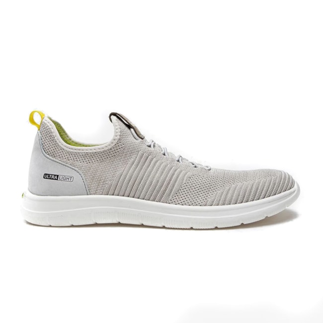 Tênis Casual Democrata Bora Feminino Off White