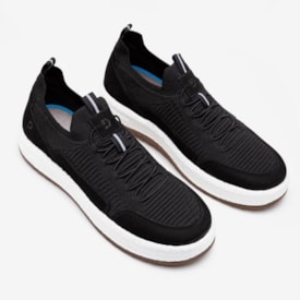 Tenis Casual Democrata Denim Drake Pulse Masculino Preto