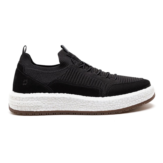 Tenis Casual Democrata Denim Drake Pulse Masculino Preto