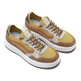 Tênis Casual Democrata Drake Pulse Feminino Castanho