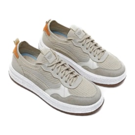 Tênis Casual Democrata Drake Pulse Feminino Off White