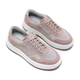 Tênis Casual Democrata Drake Pulse Feminino Rosa