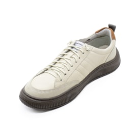 Tênis Casual Democrata Masculino Creme