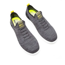 Tênis Casual Denim Move Ultra Light Democrata Masculino Grafite