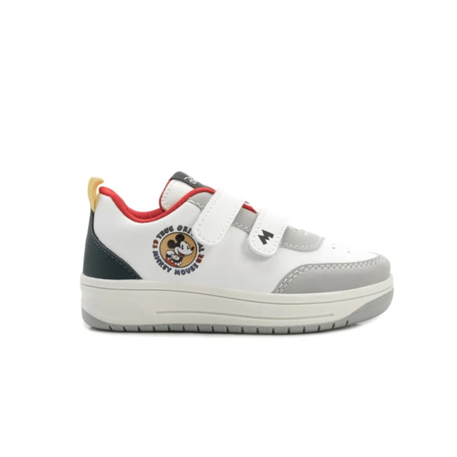 Tênis Casual Disney Infantil Masculino Branco
