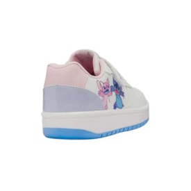 Tênis Casual Disney Stitch Infantil Feminino Branco