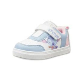 Tênis Casual Disney Stitch Infantil Feminino Branco