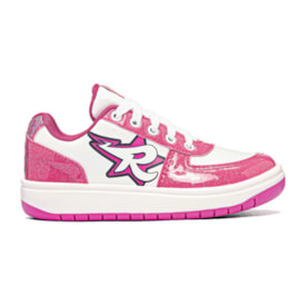 Tênis Casual Dos Rosa Emilly Vick Feminino Infantil Rosa e Branco