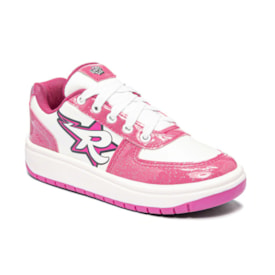 Tênis Casual Dos Rosa Emilly Vick Feminino Infantil Rosa e Branco